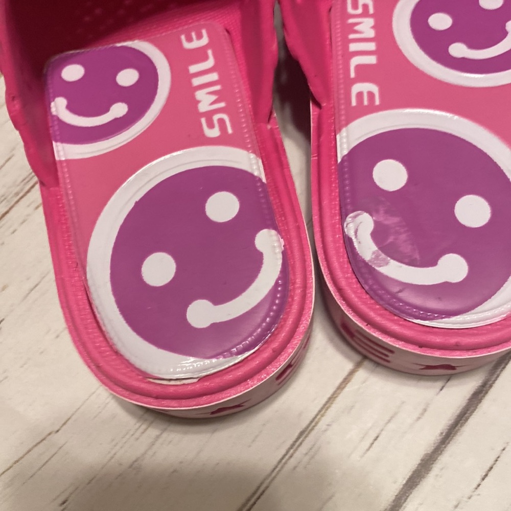 SMILE & SMILE WOMEN CROCS SHOES SIZE 38 LIKE SIZE US 7 PINK COLOR l - Picture 3 of 8